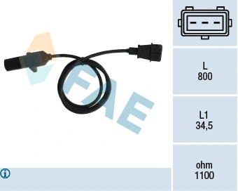 Sensor, crankshaft pulse