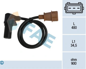 Sensor, crankshaft pulse