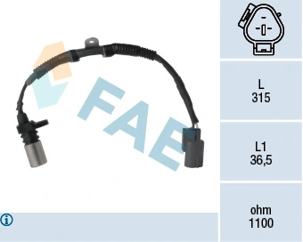 Sensor, crankshaft pulse