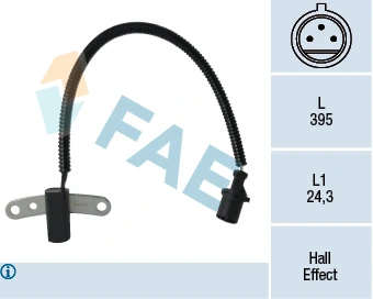 Sensor, crankshaft pulse