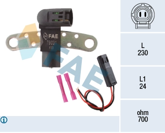Sensor, crankshaft pulse
