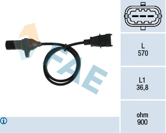 Sensor, crankshaft pulse