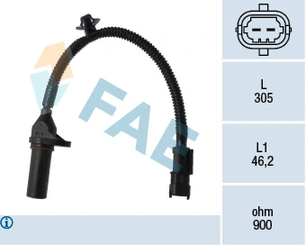 Sensor, crankshaft pulse