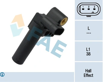 Sensor, crankshaft pulse