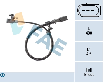 Sensor, crankshaft pulse