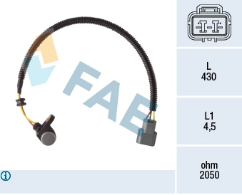 Sensor, crankshaft pulse