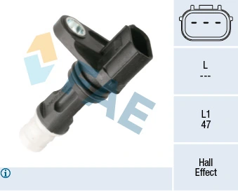 Sensor, crankshaft pulse