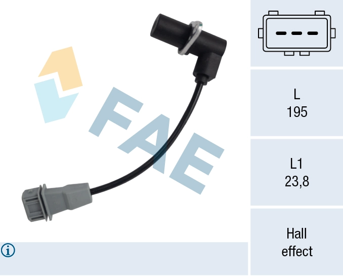 Sensor, crankshaft pulse