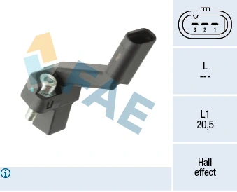 Sensor, crankshaft pulse