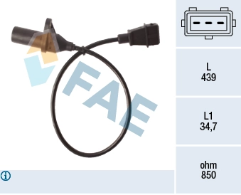 Sensor, crankshaft pulse