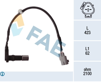 Sensor, crankshaft pulse