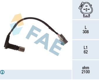 Sensor, crankshaft pulse