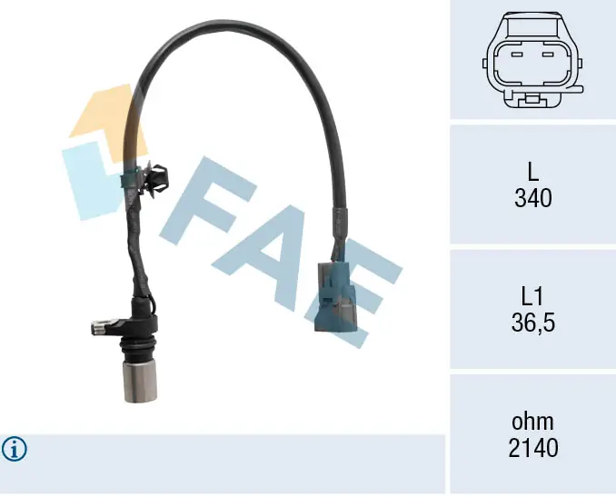 Sensor, crankshaft pulse