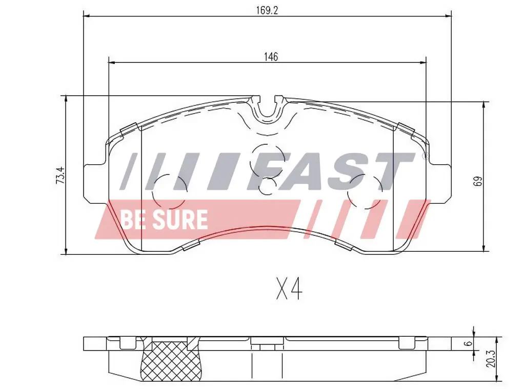 Brake Pad Set, disc brake