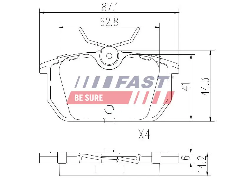 Brake Pad Set, disc brake