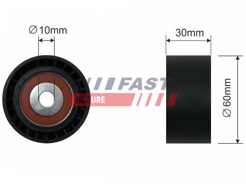 Deflection Pulley/Guide Pulley, timing belt