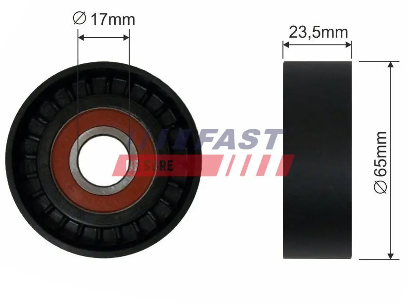 Tensioner Pulley, V-ribbed belt