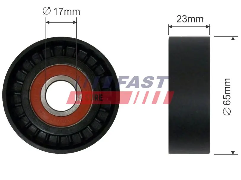 Tensioner Pulley, V-ribbed belt