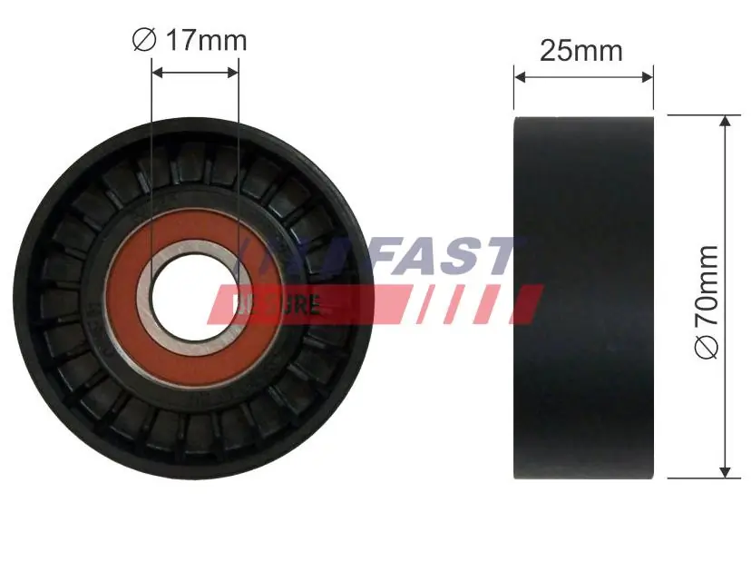 Tensioner Pulley, V-ribbed belt