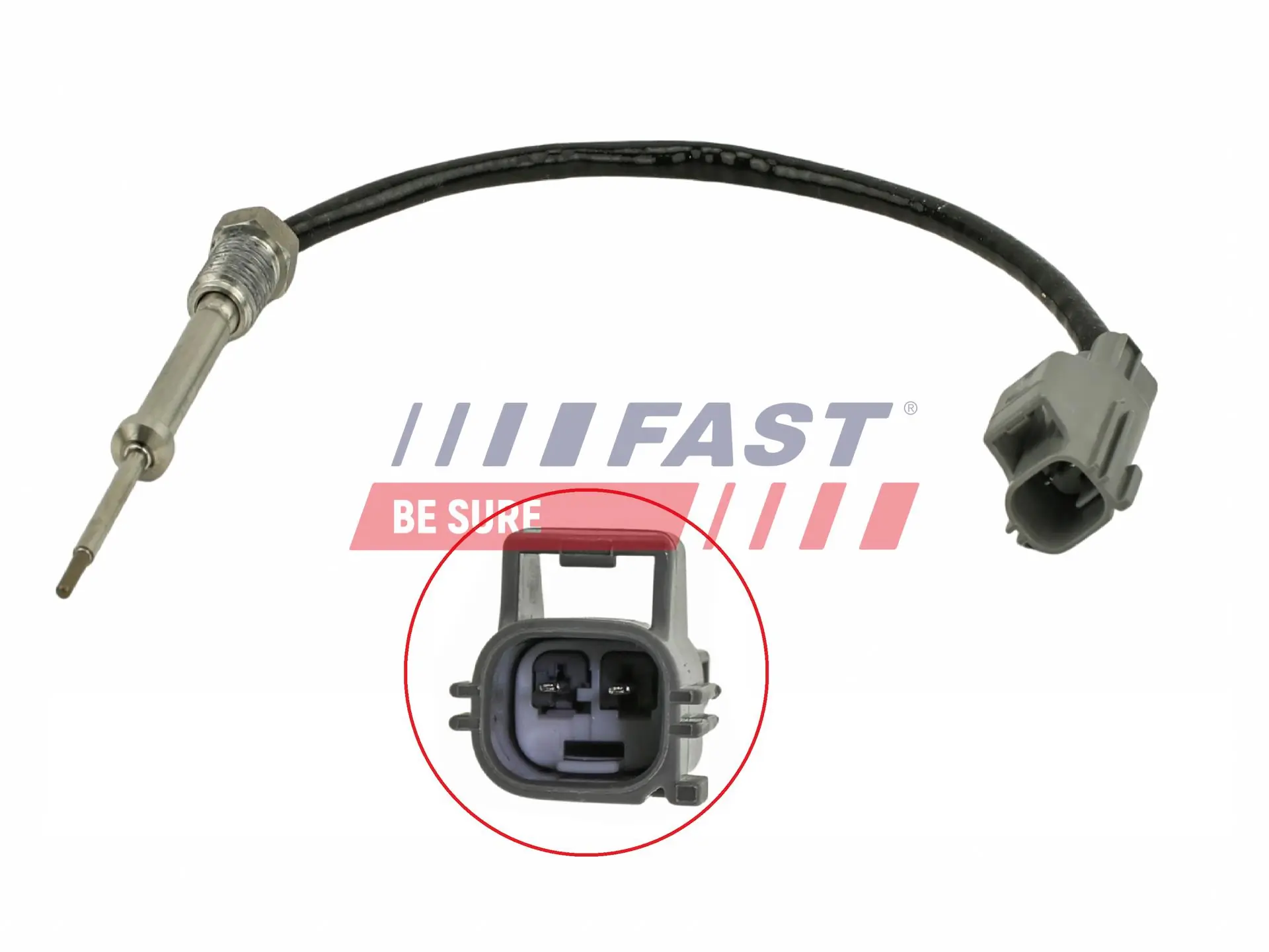 Sensor, exhaust gas temperature