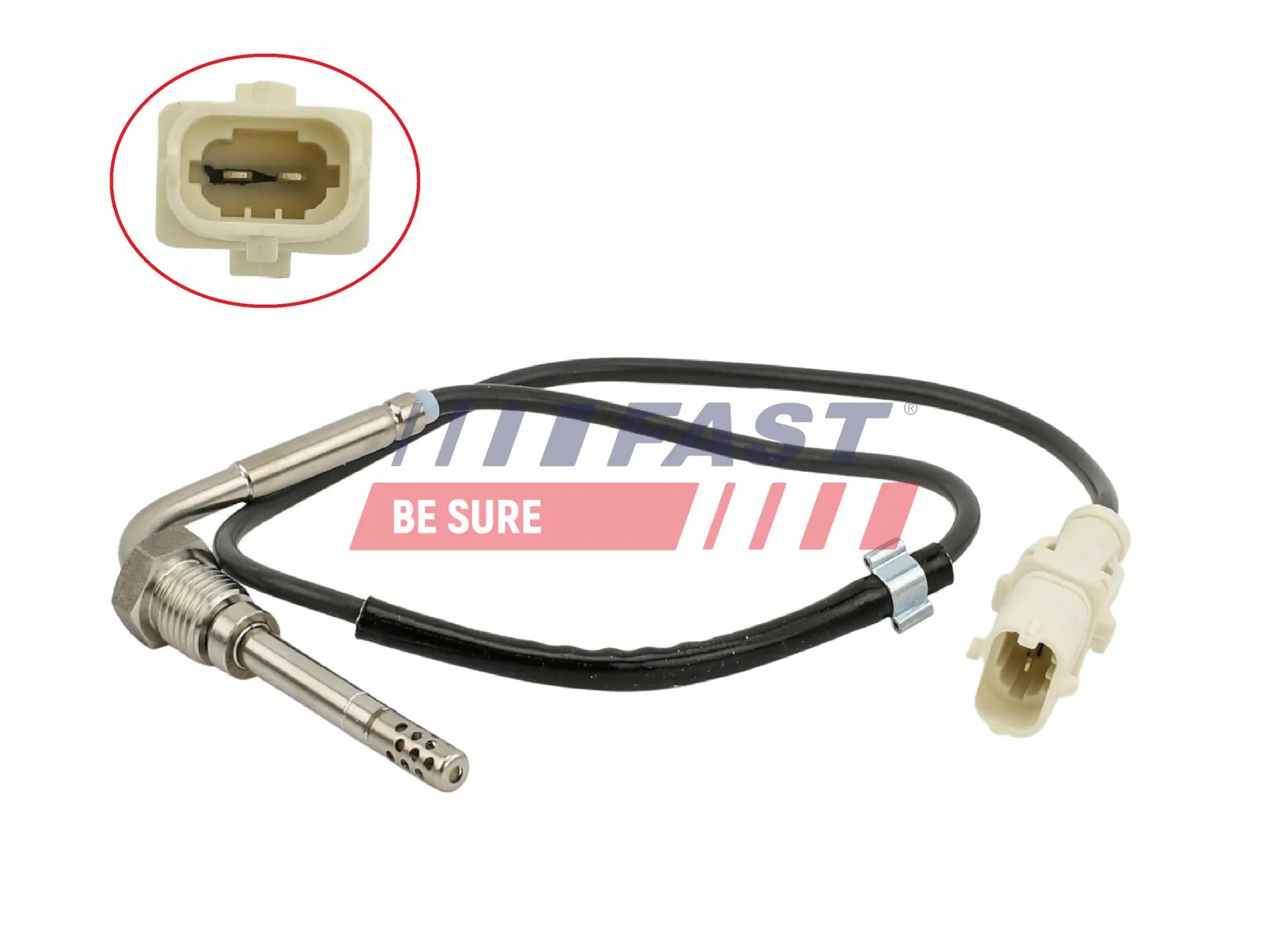 Sensor, exhaust gas temperature