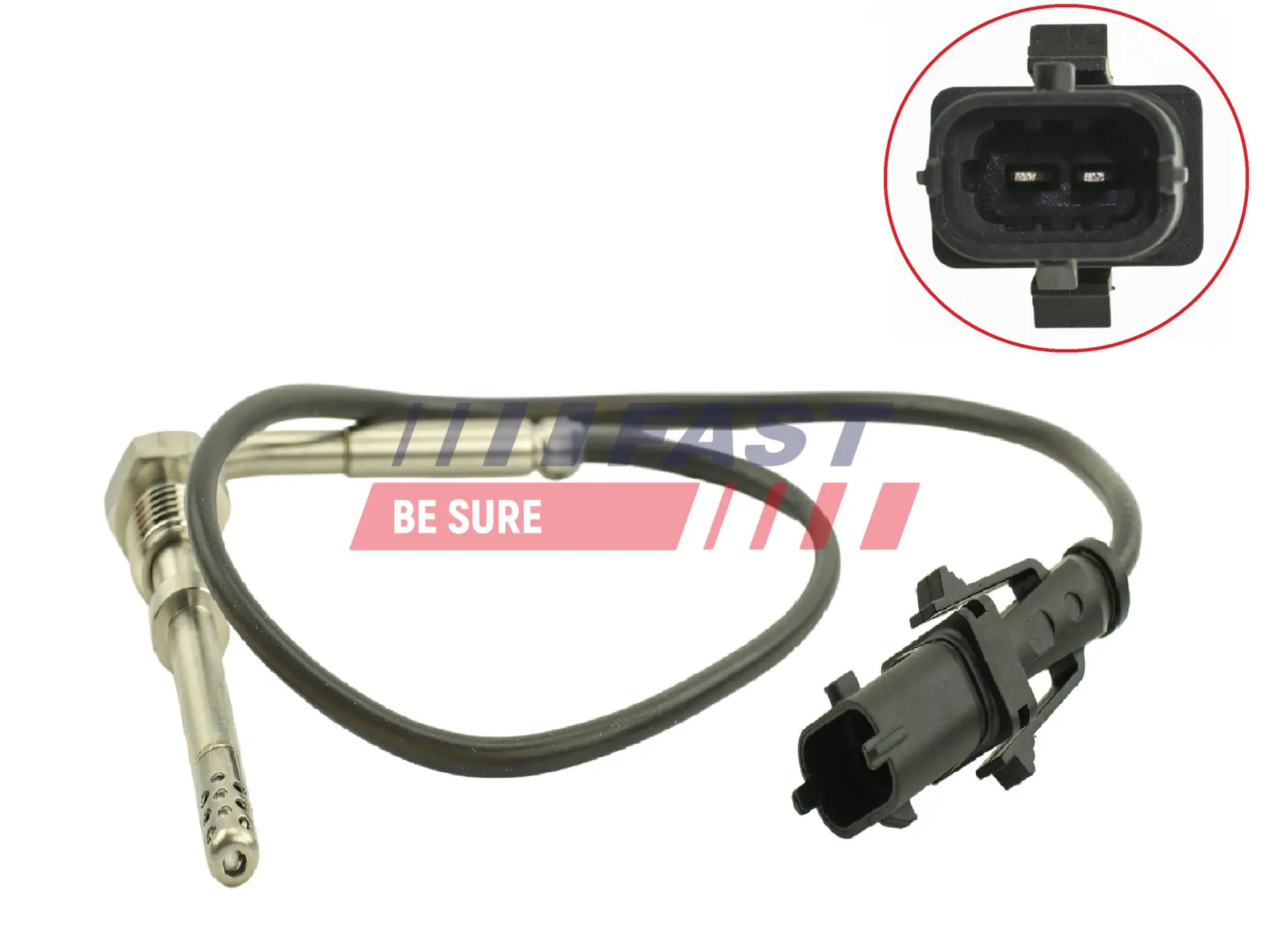 Sensor, exhaust gas temperature