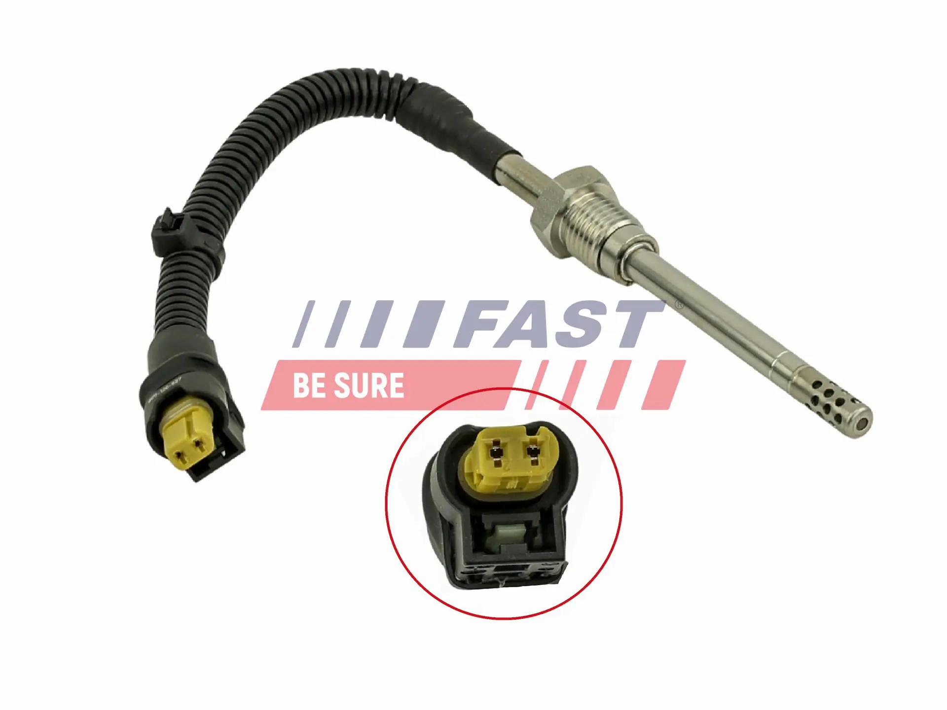 Sensor, exhaust gas temperature
