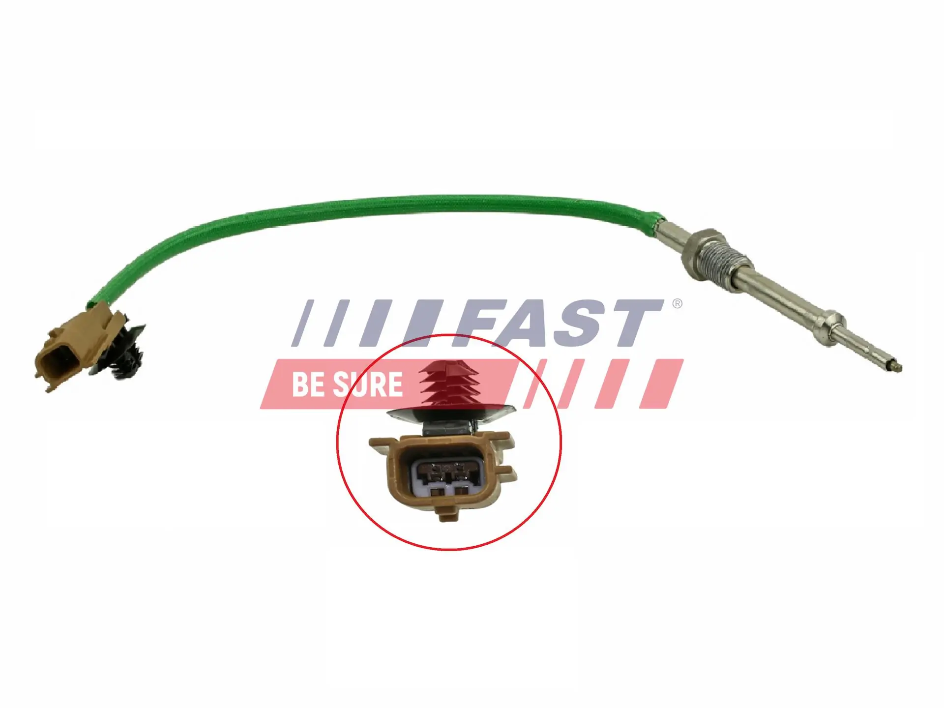 Sensor, exhaust gas temperature
