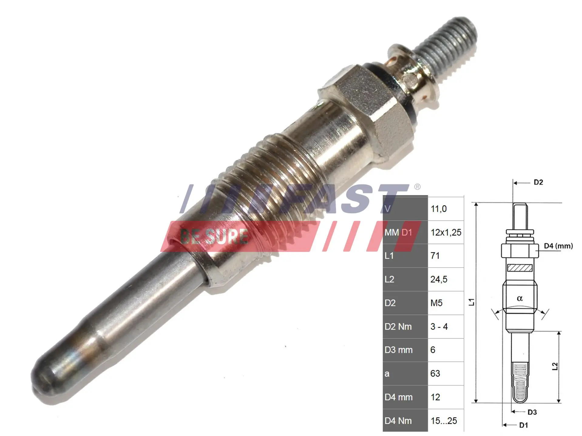 Glow Plug, auxiliary heater