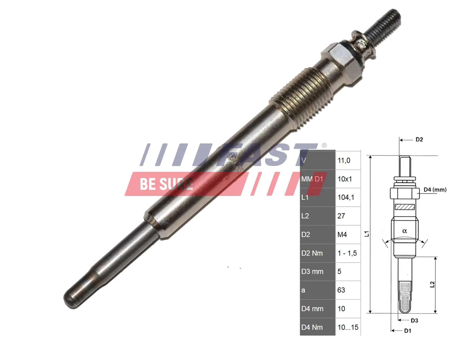 Glow Plug, auxiliary heater