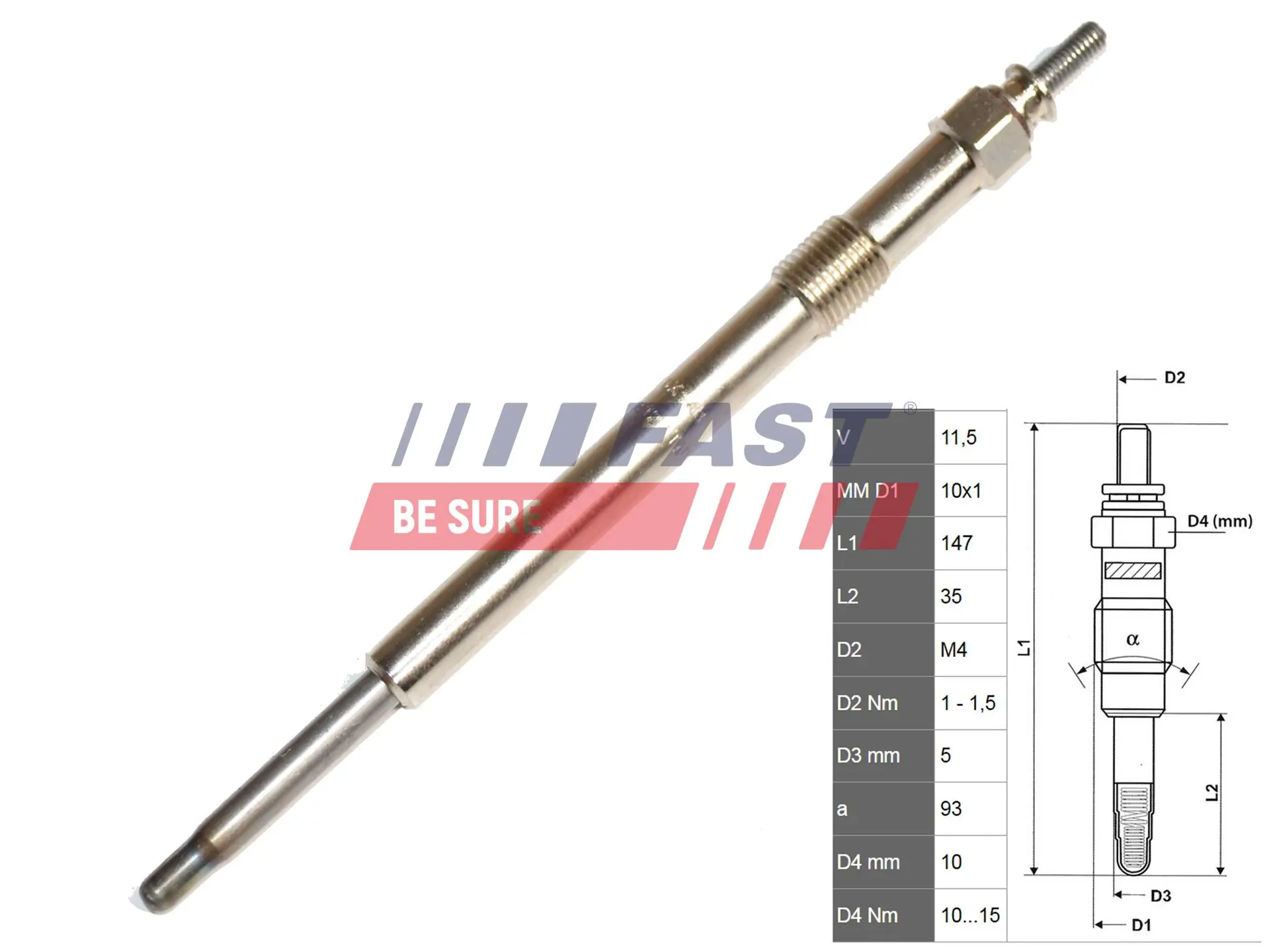 Glow Plug, auxiliary heater