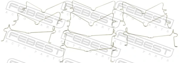 Spring, disc brake pad