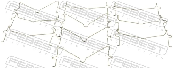 Spring, disc brake pad