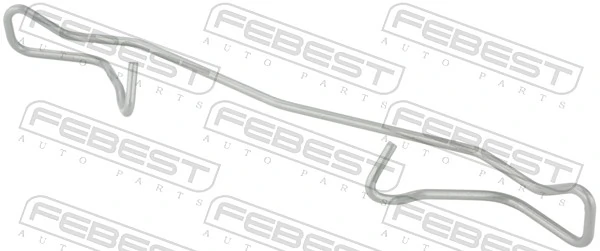 Spring, disc brake pad