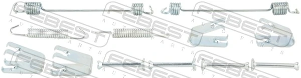 Accessory Kit, parking brake shoes