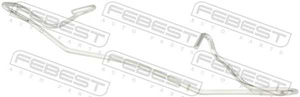 Spring, disc brake pad
