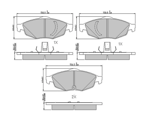 Brake Pad Set, disc brake