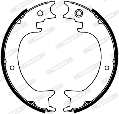 Brake Shoe Set, parking brake