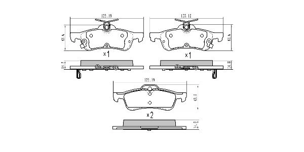 Brake Pad Set, disc brake