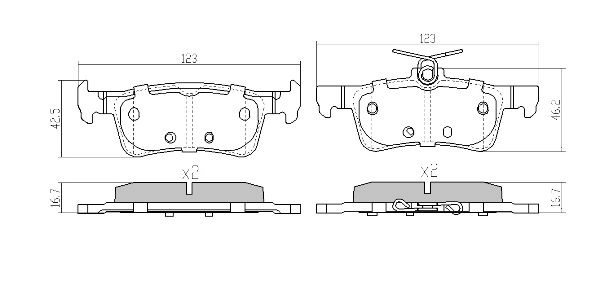 Brake Pad Set, disc brake