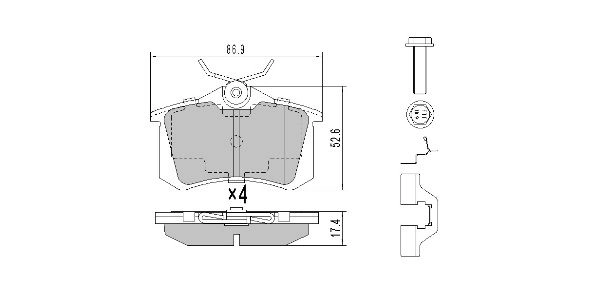 Brake Pad Set, disc brake