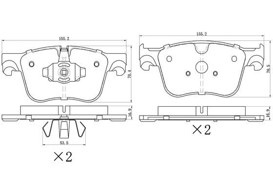 Brake Pad Set, disc brake