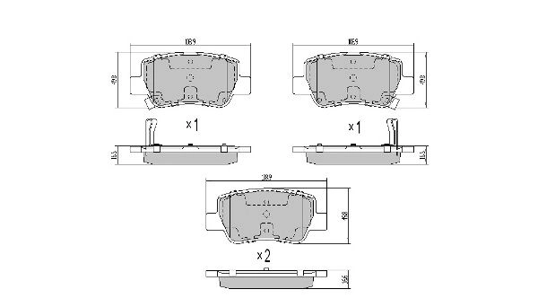 Brake Pad Set, disc brake