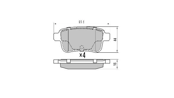 Brake Pad Set, disc brake