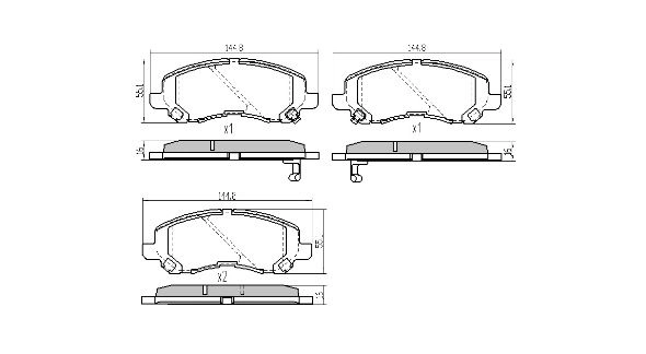 Brake Pad Set, disc brake