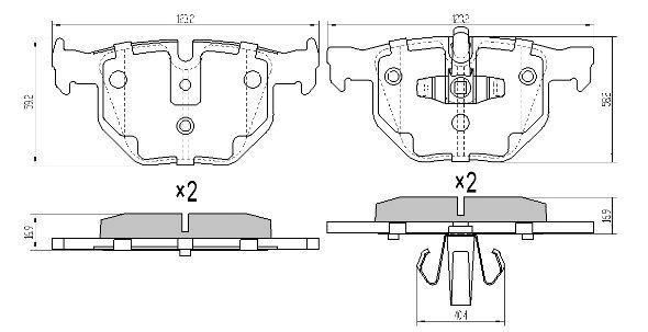Brake Pad Set, disc brake