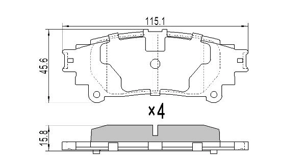 Brake Pad Set, disc brake