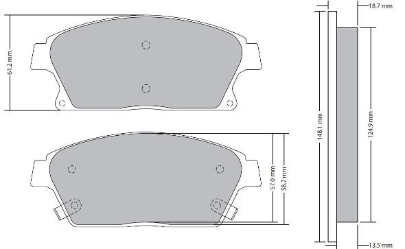Brake Pad Set, disc brake