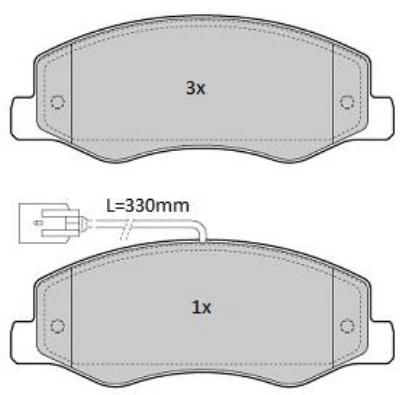 Brake Pad Set, disc brake