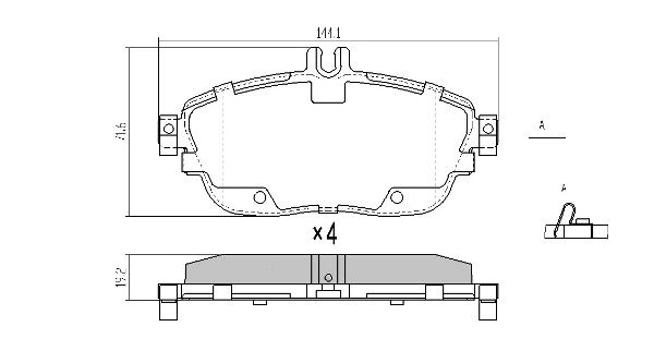 Brake Pad Set, disc brake